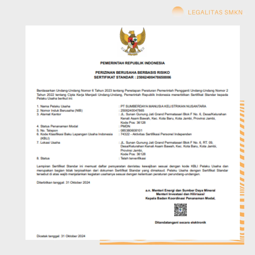 Perizinan Berusaha